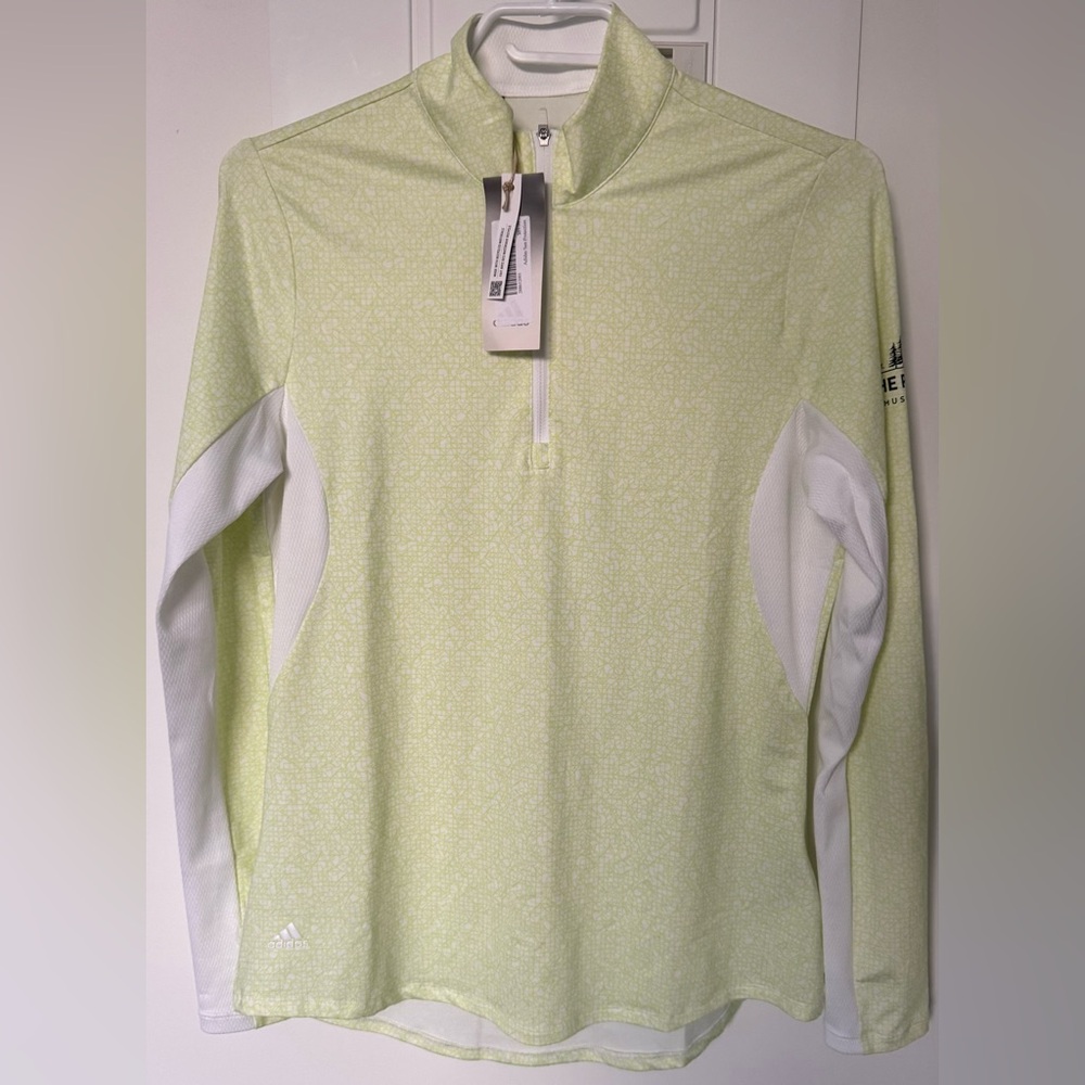 NWT Adidas Light Green sun protection for biking Long Sleeve shirt women’s S